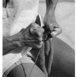 République de Côte d'Ivoire, 1970. Léproserie d'Adzopé. Un malade.