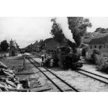 Madagascar, 1946. La gare d'Andilanatoby.