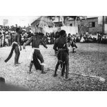 République du Sénégal, Iles du Saloum, 1969. Lutteurs.