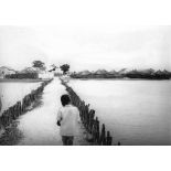 République du Sénégal, Iles du Saloum, 1969. Guirinda et sa mosquée.