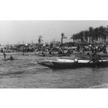 République du Sénégal, région de Cayar, 1966. Soumbediounne. Barques de pêche.