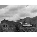 Archipel des Comores, Anjouan, 1953. Construction Bambao.