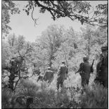 L'unité territoriale d'Alger en patrouille à Teniet el Haad. [Description en cours]