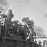 Le 1/42e RA à Chasseriau. [Description en cours]