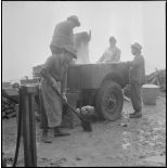 La 3e compagnie du 586e bataillon de transmission (586e BTrs). [Description en cours]