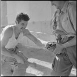 La 125e compagnie muletière à Tebessa. [Description en cours]