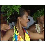 Scènes de la vie quotidienne sur l'atoll de Moruroa (Mururoa).