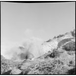 Cherchell. Formation des élèves officiers de réserve (EOR). Exercice de Génie.