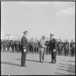 Port d'Alger. Prise d'armes. Arrivée du général Jacquier.