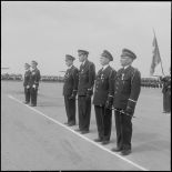 Maison Blanche. Cérémonie militaire à la base aérienne. Groupe Guyenne.