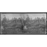 Jonchery-sur-Vesle. Marne. Le pont de fer détruit. [légende d'origine]