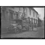 Front Nord, Pas-de-Calais, Saint-Omer, chassis spécial pour le transport des toiles. [légende d'origine]