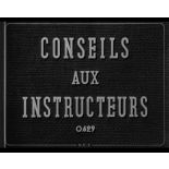 Conseils aux instructeurs.