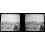 Athènes. Tentes de soldats français devant l'Acropole. [légende d'origine]