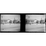 Athènes. Section du 40e d'infanterie à l'université. [légende d'origine]