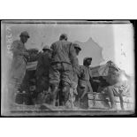 Ravin de Valadja (Macédoine). Poste de secours. [légende d'origine]