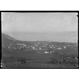 Pogradec (Albanie). Panorama. [légende d'origine]