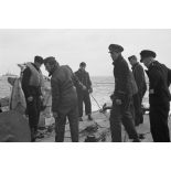 Activités à bord d'un dragueur de mines (Minensuchboot) de la Kriegsmarine.