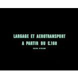 Largage et aérotransport à partir du Transall C-160.