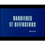 Barrières et diffuseurs.