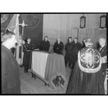 Catafalque du capitaine Charles en l'église du Val-de-Grâce.