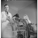 Mise en scène à l'hôpital Chaptal de Paris.