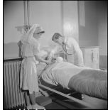 Mise en scène à l'hôpital Chaptal de Paris.