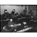 Elèves en classe au lycée Condorcet à Paris.