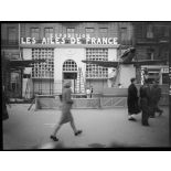 La façade de l'exposition.