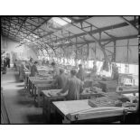 Vues de l'atelier de montage.