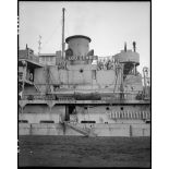 Liberty Ship arrivant au Havre. [description provisoire]