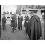 Liberty Ship arrivant au Havre. [description provisoire]
