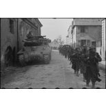 Arrivée des forces alliées à Lauterbourg. [description provisoire]