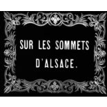 Sur les sommets d'Alsace.