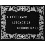 L'ambulance automobile chirurgicale.