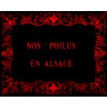 Nos poilus en Alsace. (Première partie).