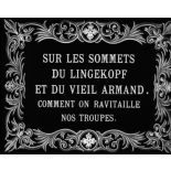 Sur les sommets du Lingekopf et du Vieil Armand.