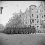 Défilé des troupes à Mayence.