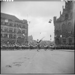 Musique militaire à Sarrebruck.