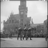 Défilé des troupes à Sarrebruck.