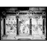 Retable des Trois Baptêmes dans l'église Saint-Rémi. [légende d'origine]