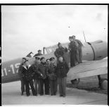 Escadrille de bombardement AB1 de l'aéronautique navale à Cherbourg.