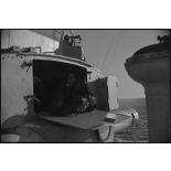 Télémétriste à bord d'un croiseur, probablement le croiseur lourd Duquesne.