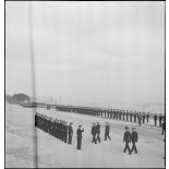 Visite du prince George, duc de Kent à l'Ecole navale à Brest.