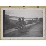 Ernest [Bonacoscia] et Philippe [Renucoli] à Lumio. [légende d'origine]