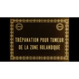 Trépanation pour tumeur de la zone rolandique.