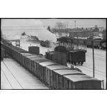 Activités de l'armée allemande à la gare de Vitebsk (Witebsk).