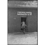 Activités de l'armée allemande à la gare de Vitebsk (Witebsk).