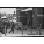 Activités de l'armée allemande à la gare de Vitebsk (Witebsk).