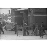 Activités de l'armée allemande à la gare de Vitebsk (Witebsk).